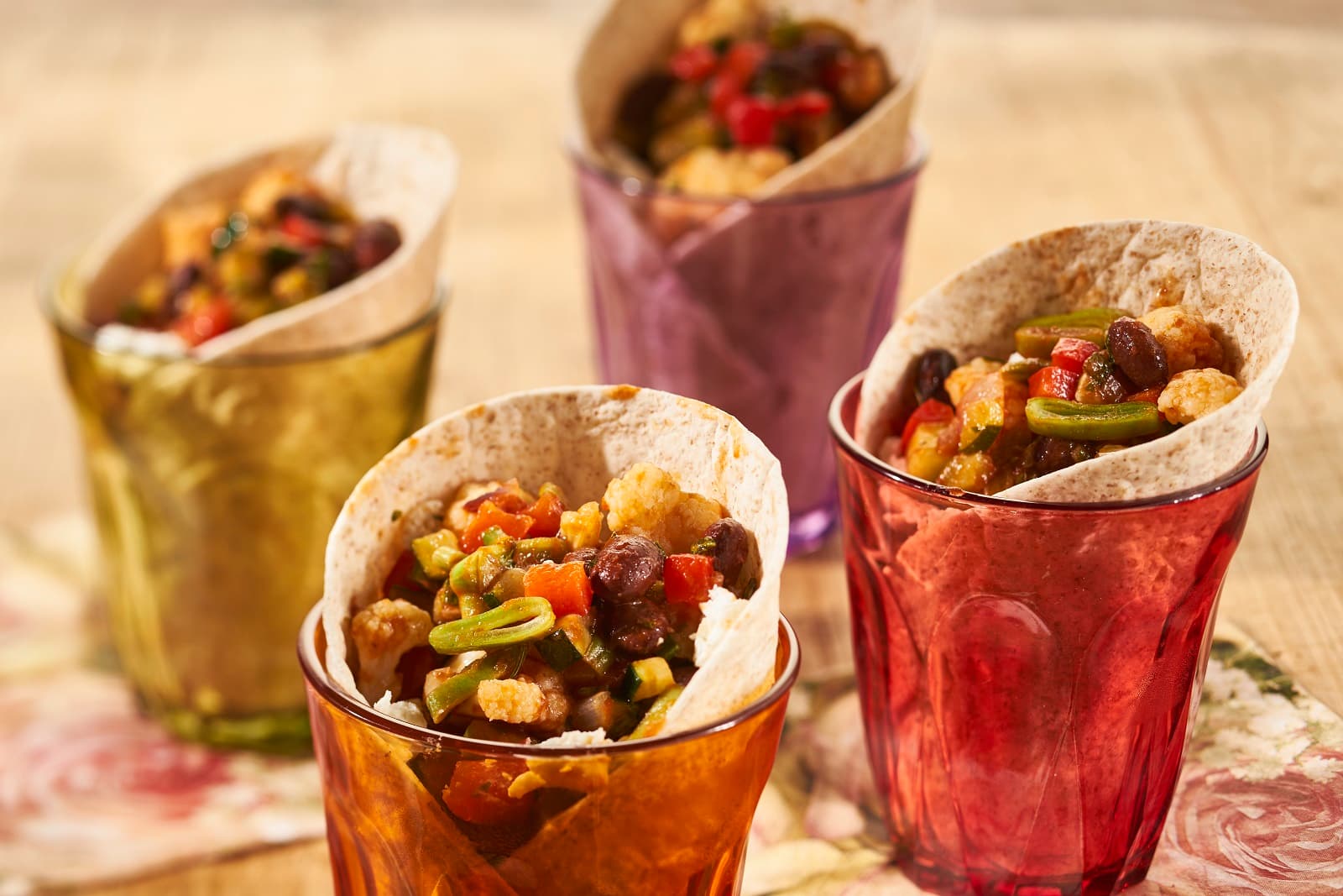 Wrap met mediterrane vulling