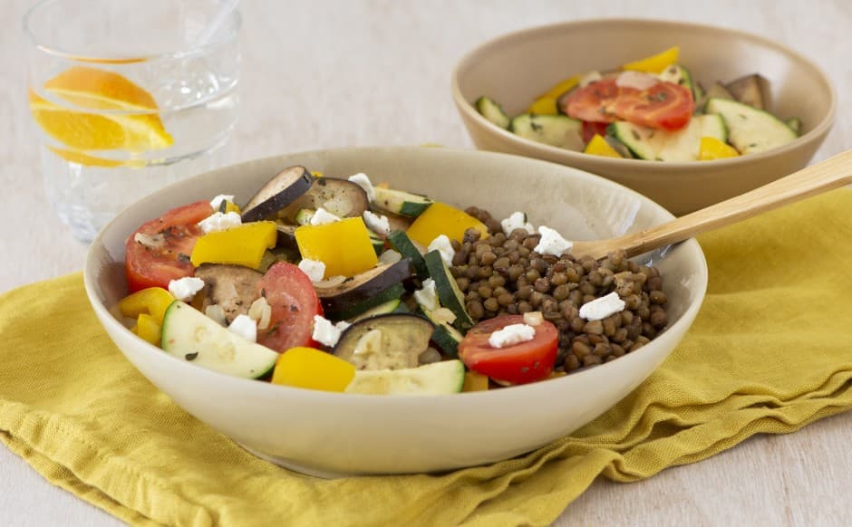 Ratatouille met linzen