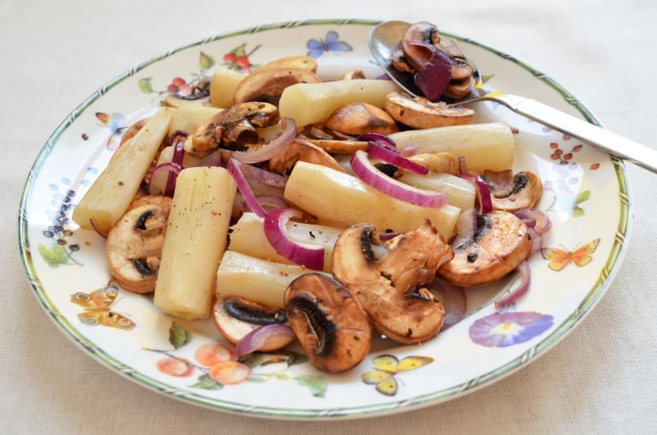 Schorseneren met champignons