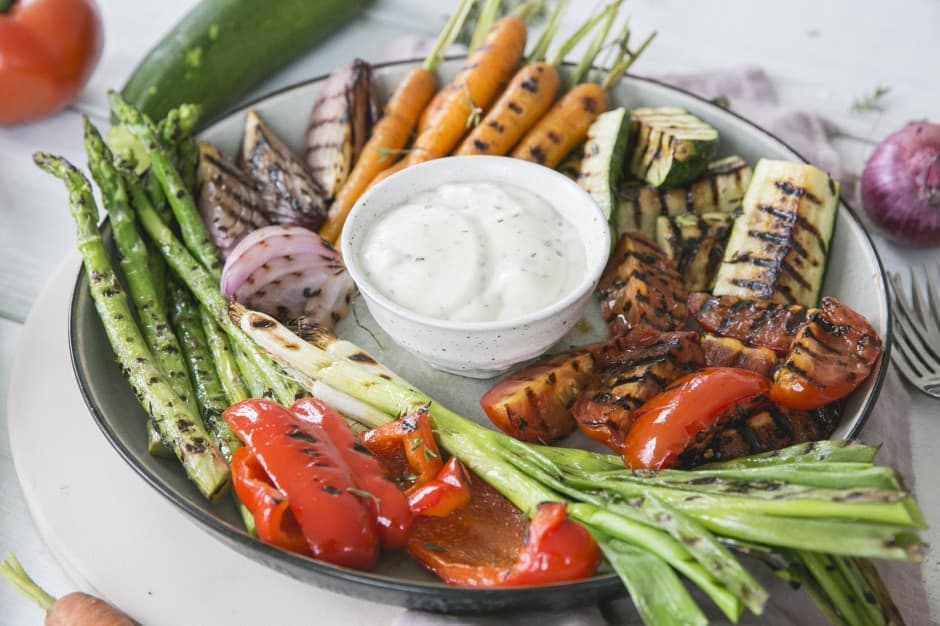 Gegrilde groenten ('a la plancha')